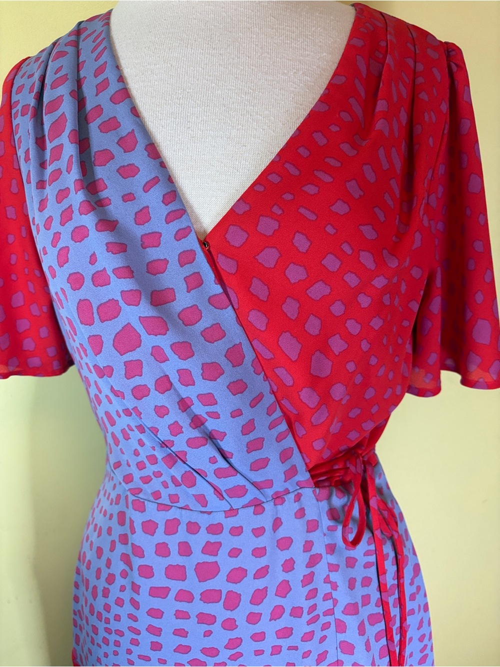 Adelyn Rae RTR Wrap Midi Dress - Asymmetrical - Picture 6 of 16